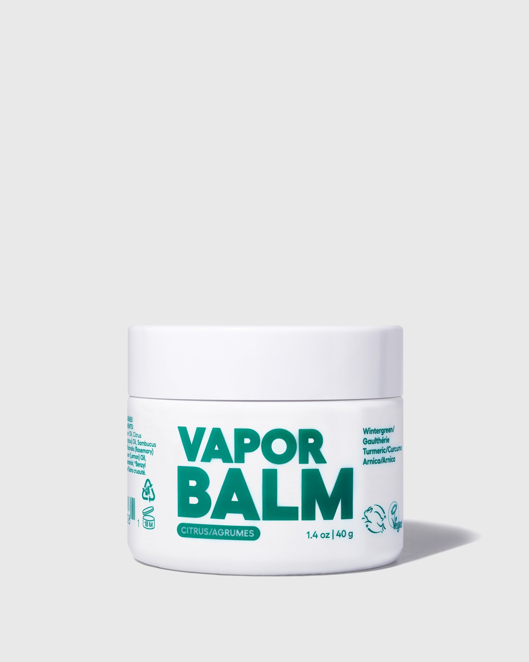 Vapor Balm Glass Jar